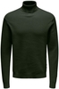 ONLY and SONS - ONSPHIL Reg 12 Struc Roll Neck Knit - Sweat-shirt - Homme - olive