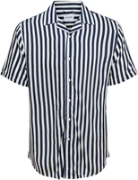 ONLY and SONS - ONSWAYNE LIFE SS VISCOSE SHIRT NOOS - Chemise manches courtes - Homme - bleu blanc