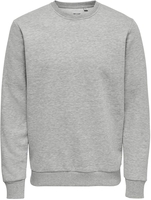 ONLY and SONS - Ras-Du-Cou Ceres Life - Sweat-shirt - Homme - gris clair