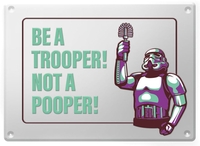 Original Stormtrooper - Storm Pooper - Articles De Décoration - Unisexe - blanc