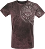 Outer Vision - Burned Magic - T-Shirt Manches courtes - Homme - bordeaux