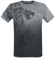 Outer Vision - Dragon Tattoo - T-Shirt Manches courtes - Homme - gris