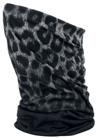 Outer Vision - Imprimé Animalier - Écharpe tube - Femme - noir gris