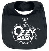 Ozzy Osbourne - Metal-Kids - Ozzy Baby - Bavoir - Unisexe - noir