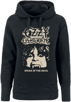 Ozzy Osbourne - Speak of the devil - Sweat-shirt à capuche - Femme - noir