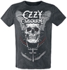 Ozzy Osbourne - White Logo - T-Shirt Manches courtes - Homme - anthracite