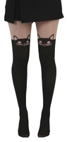 Pamela Mann - Chat - Collant - Femme - noir