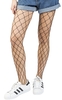 Pamela Mann - Extra Large Net Tigths with waistband - Collant - Femme - noir