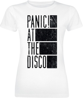 Panic! At The Disco - Block Text - T-Shirt Manches courtes - Femme - blanc