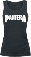 Pantera - Logo - Top - Femme - noir