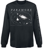 Paramore - Tracklist Galaxy - T-shirt manches longues - Homme - noir