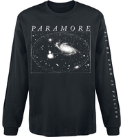 Paramore - Tracklist Galaxy - T-shirt manches longues - Homme - noir