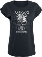 Parkway Drive - Smoke Skull - T-Shirt Manches courtes - Femme - noir