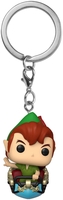 Peter Pan - 50 Ans Walt Disney World - Peter Pa À Peter Pan (Pop! Rides) - Pop! Keychain - Porte-Clefs Pocket Pop! - Unisexe - multicolore