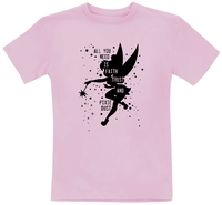 Peter Pan - Enfants - Pixie Dust - T-shirt - Unisexe - rose clair