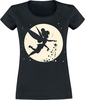 Peter Pan - Tinker Bell - Moon - T-Shirt Manches courtes - Femme - noir