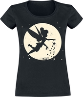 Peter Pan - Tinker Bell - Moon - T-Shirt Manches courtes - Femme - noir