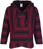 Peyote - Sweat Mexican - Sweat-shirt à capuche - Homme - noir rouge