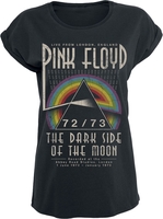 Pink Floyd - Dark Side - Circle - T-Shirt Manches courtes - Femme - noir