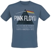 Pink Floyd - North America 1972 - T-Shirt Manches courtes - Homme - bleu