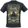 Pink Floyd - The Dark Side Of The Moon - Live On Stage 1972 - T-Shirt Manches courtes - Homme - noir