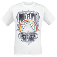 Pink Floyd - The Dark Side Of The Moon - T-Shirt Manches courtes - Homme - blanc