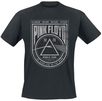 Pink Floyd - World Tour - T-Shirt Manches courtes - Homme - noir