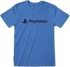 Playstation - Black Text - T-Shirt Manches courtes - Homme - bleu