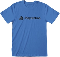Playstation - Black Text - T-Shirt Manches courtes - Homme - bleu