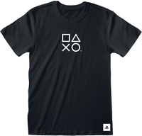 Playstation - Button Pay - T-Shirt Manches courtes - Homme - noir