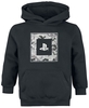 Playstation - Enfants - Carré Camouflage - Sweat-shirt à capuche - Unisexe - noir