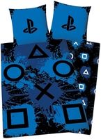 Playstation - Symbol - Bettwäsche - Parure de lit - Unisexe - bleu