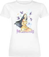 Pocahontas - Free Spirit - T-Shirt Manches courtes - Femme - blanc