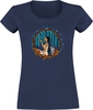 Pocahontas - Pocahontas & Meeko - T-Shirt Manches courtes - Femme - bleu