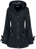 Poizen Industries - Manteau Alison - Manteau court - Femme - noir