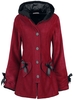 Poizen Industries - Manteau Alison - Manteau court - Femme - rouge