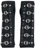 Poizen Industries - Mitaines Buckle Cuffs - Mitaines montantes - Femme - noir