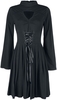 Poizen Industries - Robe Stranger - Robe mi-longue - Femme - noir