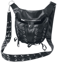 Poizen Industries - Sac Corset - Sac à main - Femme - noir