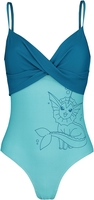 Pokémon - Aquali - Maillot de bain - Femme - turquoise