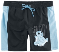 Pokémon - Carapuce - 007 - Short de bain - Homme - noir bleu