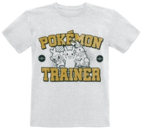 Pokémon - Enfants - Pokemon Trainer - T-shirt - Unisexe - gris chiné