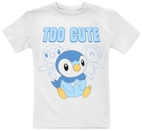 Pokémon - Enfants - Tiplouf Too Cute - T-shirt - Unisexe - blanc