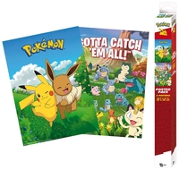 Pokémon - Environments - Poster - Unisexe - multicolor