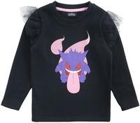 Pokémon - Kids - Gengar - Sweat-Shirt - Femme - noir