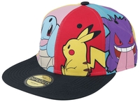 Pokémon - Personnages - Casquette - Unisexe - multicolore