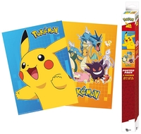Pokémon - Personnages colorés - Poster - Unisexe - multicolor