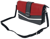 Pokémon - Poké Ball - Sac à bandoulière - Femme - noir rouge blanc