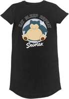 Pokémon - Relaxo - Eat sleep Repeat - Robe courte - Femme - noir