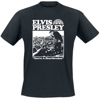Presley,  Elvis - A Heartbreaker - T-Shirt Manches courtes - Homme - noir